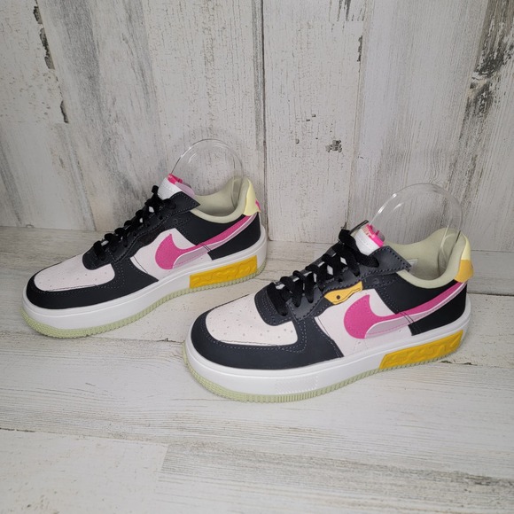 NIKE AIR FORCE 1 FONTANKA PINK, SIZE 5.5 - Picture 3 of 9